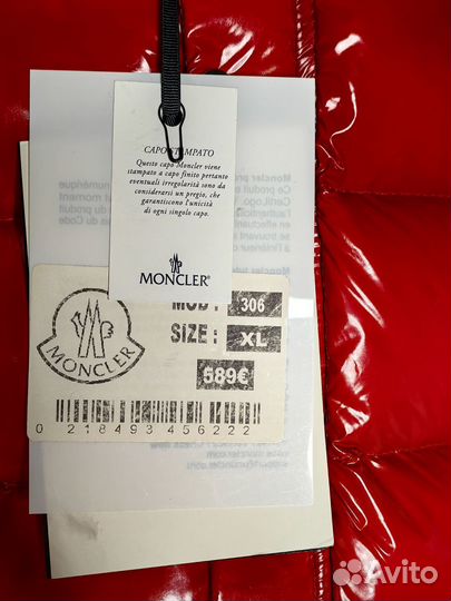 Moncler оригинал пуховик Жилет безрукавка 46-48-50