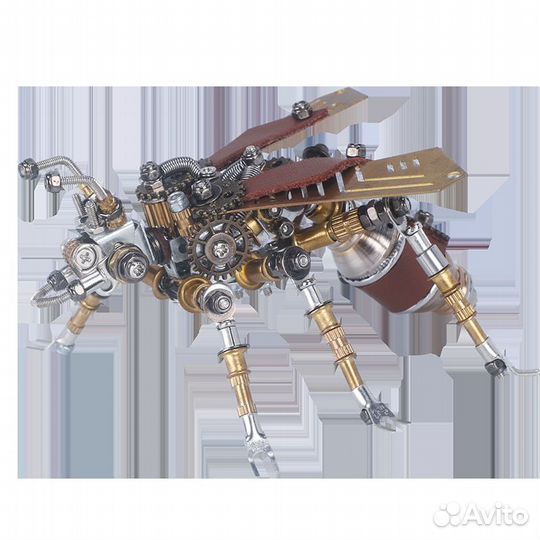 Металлический конструктор 3D Муравей с крыльями