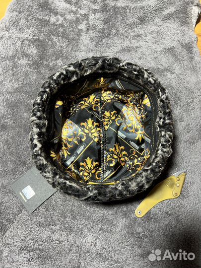 Ушанка каракуль питон