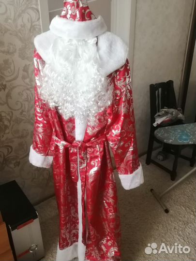 Костюм деда мороза и снегурочки бу