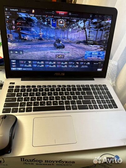 Ноут для танков, WOT, asus core I7 4510u/6gb