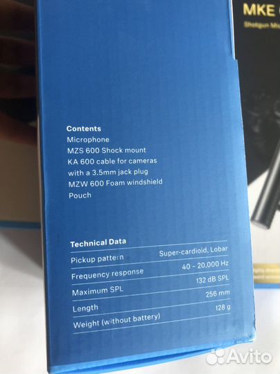 Новый микрофон Sennheiser mke 600