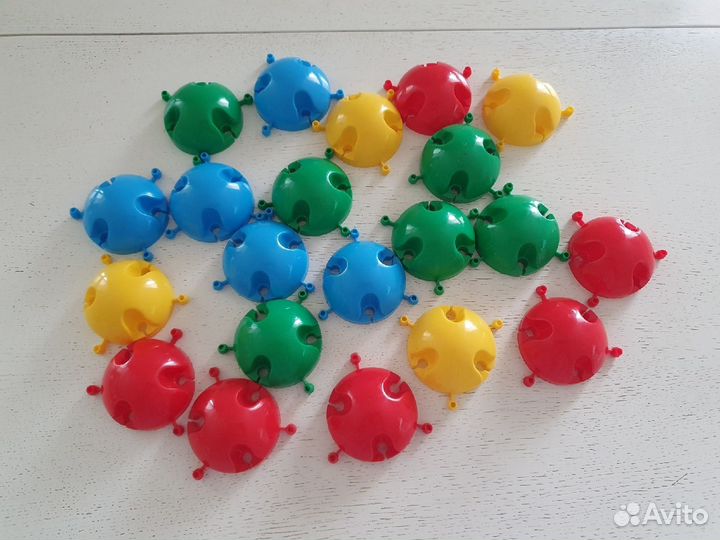 Напольная мозайка, большой диаметр, 21 шт