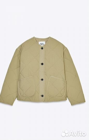 Куртка zara стеганная