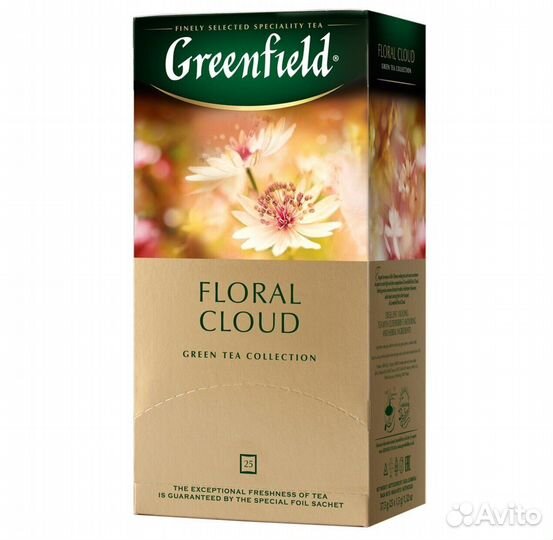 Чай Greenfield Floral Cloud Зелёный 25пакетиков