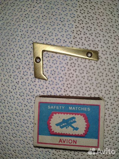 Дверная цифра семь 7, латунь