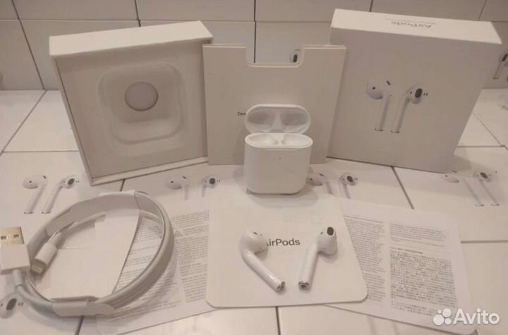 Airpods 2 premium + Чехол