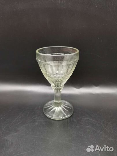 Рюмка Лафитник Стекло старинная