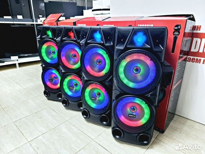 Большая колонка с караоке ZQS-8201