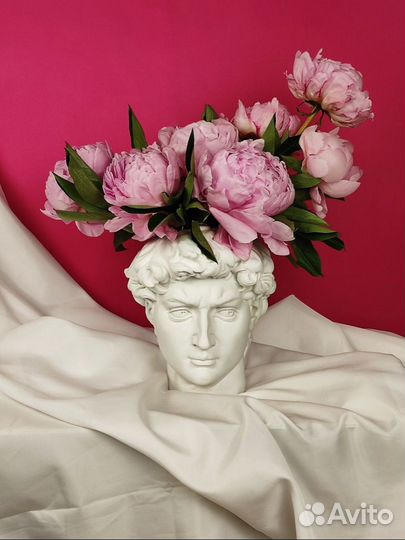 Кашпо из гипса