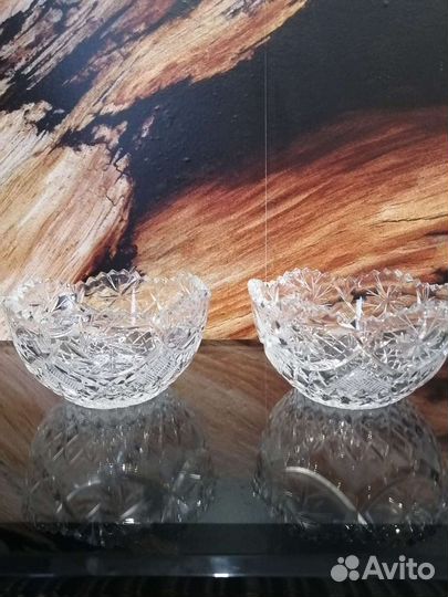 Ваза хрустальная