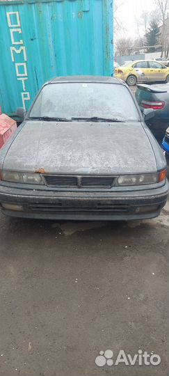 Mitsubishi Galant 1.8 МТ, 1991, битый, 382 948 км