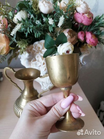 Набор предметов латунь