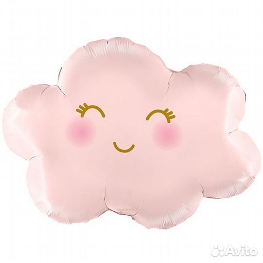 Воздушный шар Облако розовое