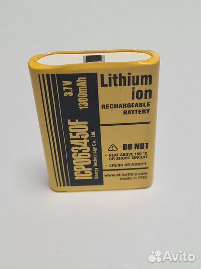 Аккумулятор ET ICP063450F (призматический Li-Ion)