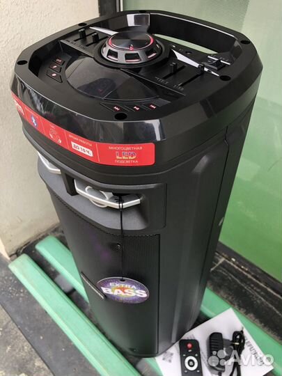 Мощная беспроводная колонка Telefunken 850вт