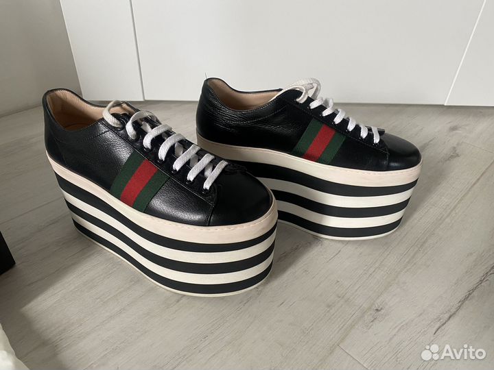 Туфли на платформе gucci