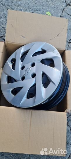 Диски штампованные 15 с колпаками