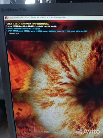 Видеокарта Sapphire nitro+ AMD radeon RX 570 8GB