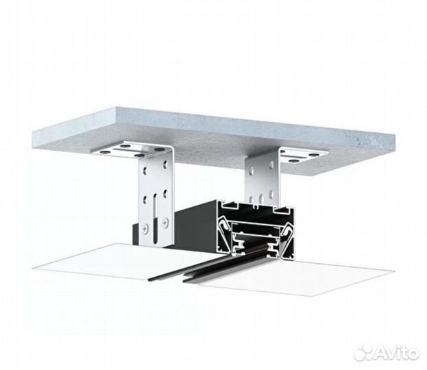 Трек система встраиваемая однофазный шинопровод