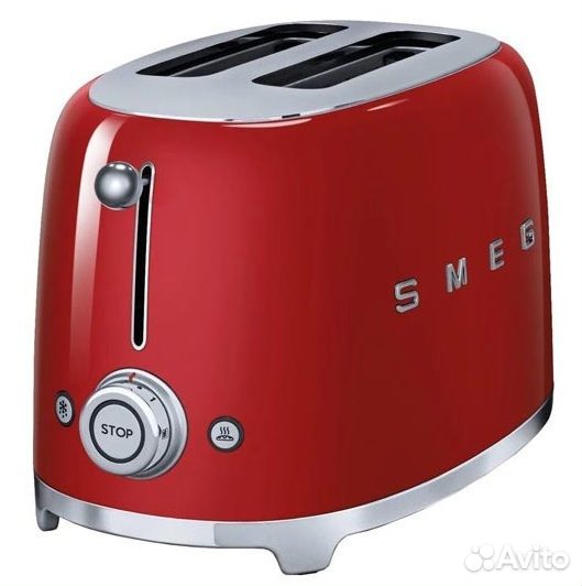 Тостер Smeg TSF01rdeu, красный