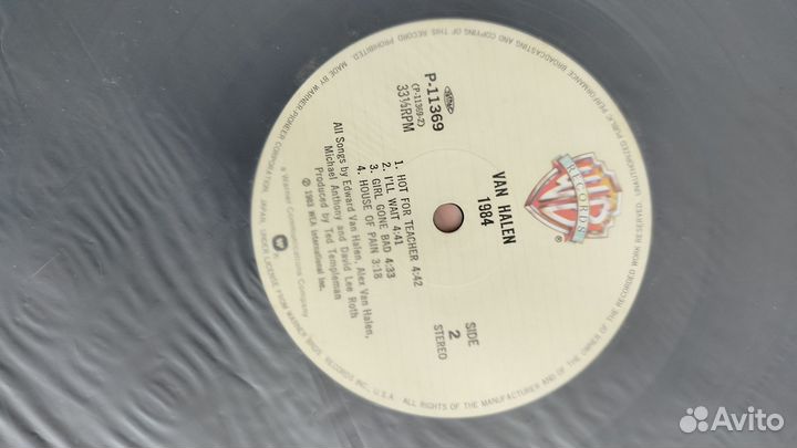 Фирм виниловая пластинка Van Halen