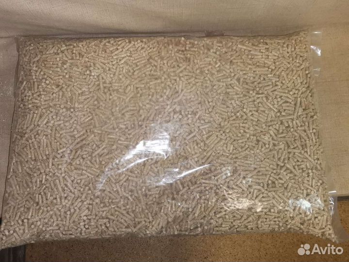 Наполнитель древесный для кошачьего туалета