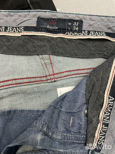 Джинсы Armani jeans мужские оригинал