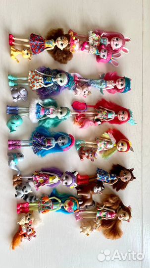 Набор куклы энчантималс с питомцами +домик