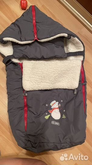 Зимний конверт в коляску