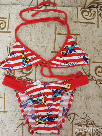 Купальники для девочки 2-8 лет