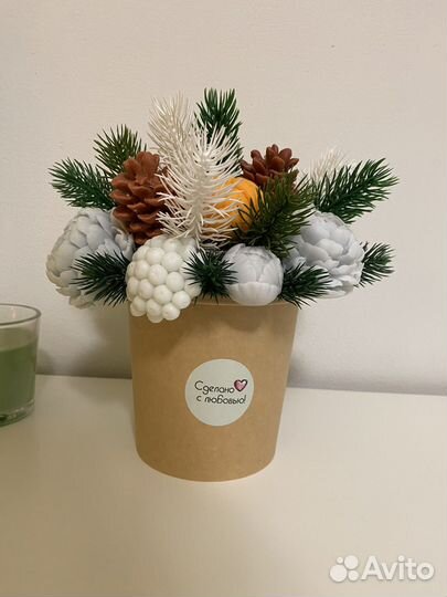 Букет из мыла новый, в подарок