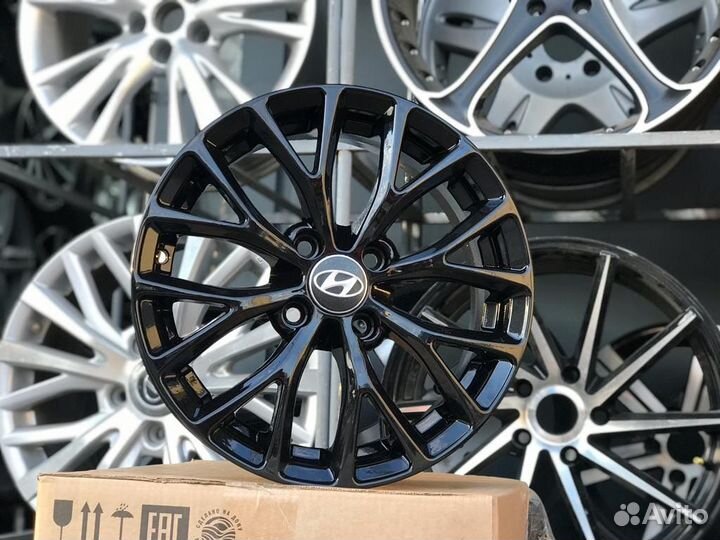 Диски на Hyudai Solaris R15 4x100 D54.1 Black