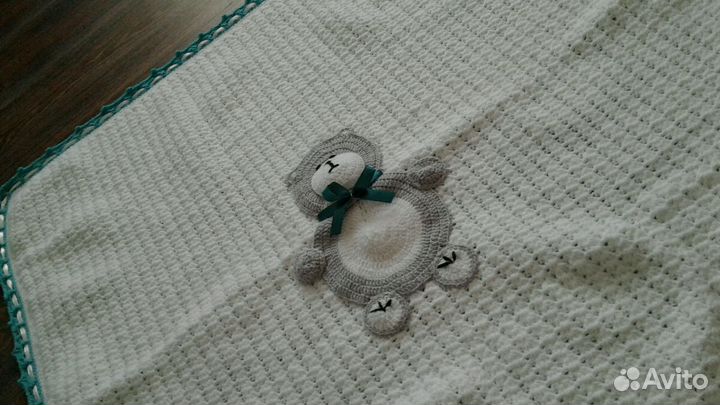 Плед новый ручной работы