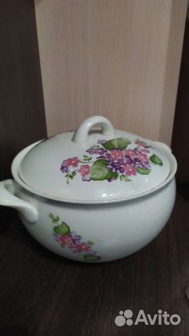 Керамическая супница и блюдо СССР