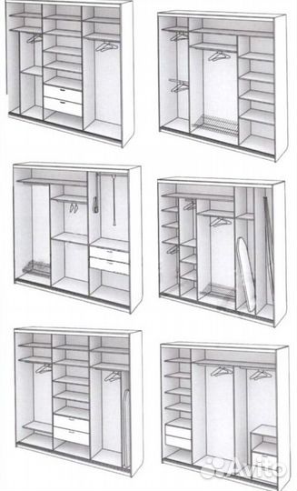 Распашной шкаф на балкон