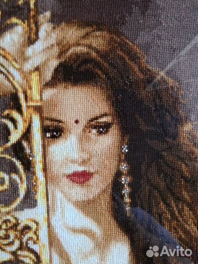 Картина Жасмин вышита крестиком