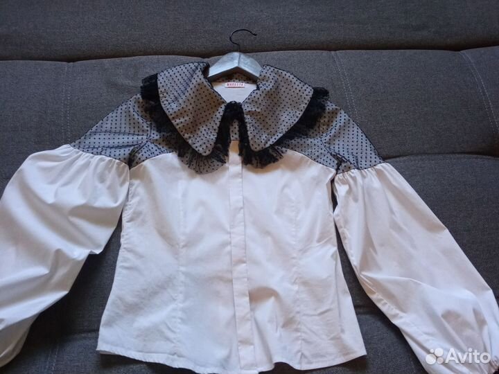 Блузка рубашка для девочки 152