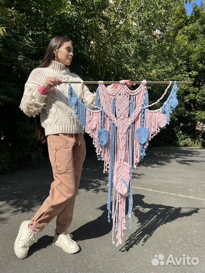 Настенное панно макраме