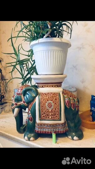 Слон.Большой керамический