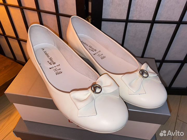 Балетки, натуральная кожа, 39