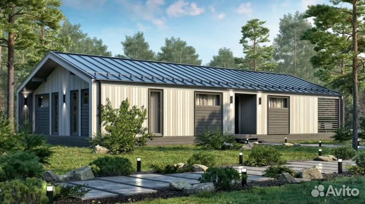 Модульный дом барнхаус