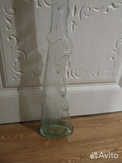 Стеклянная бутылка в виде ружья