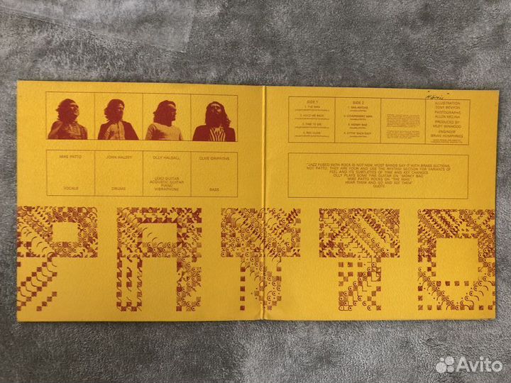 Patto – Patto, UK Swirl 1st press, Mega Rare