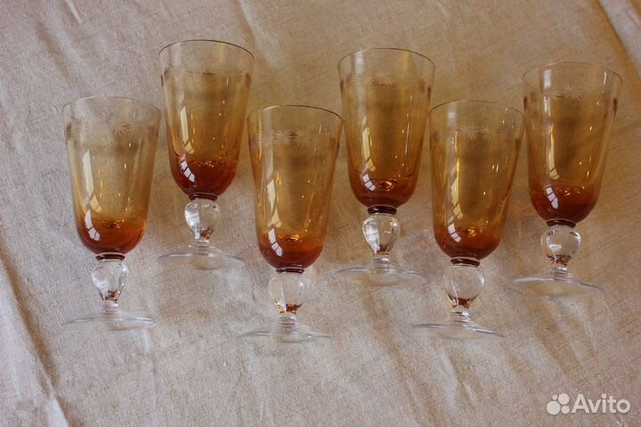 Фужеры / бокалы Золотая свадьба гхз Комплект Люкс