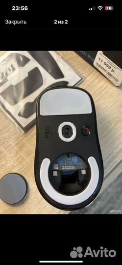 Беспроводная мышь logitech g pro superlight