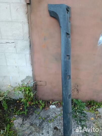 Накладка порога renault duster левая