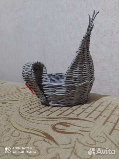 Новая корзинка в виде курочки