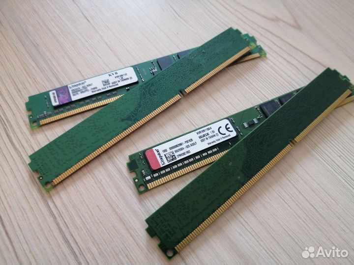 Память DDR3 4Gb Kingston 1600Мгц