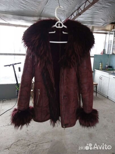 Дубленка женская б/у